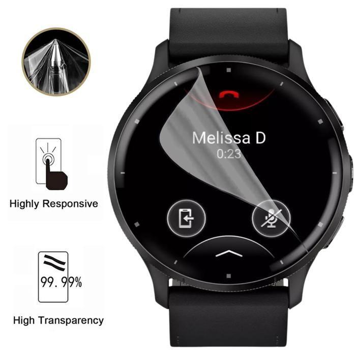 Защитная пленка для экрана Garmin Venu 3 - 45 мм [6 шт. в упаковке] Ультратонкая прочная защитная пластиковая пленка Phonillico