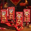 6pcs Chinese Style 3D New Year Money Pocket Traditional Good Luck Red Packet  Wedding Birthday