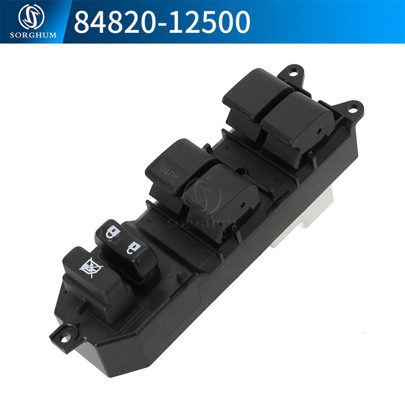 SORGHUM 84820-12500 Car Master Window Control Switch Button For Toyota Corolla Auris Yaris Urban Cruiser 8482012500 84820-06090
