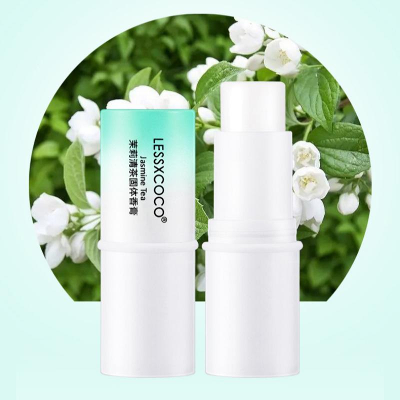 Твердые духи Белый персиковый улун Жасминовый кедровый легкий аромат для женщин Компактные портативные духи