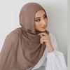 Muslim Modal Hijab Rayon Cotton Shawls For Women Plain Scarf Big Size Headscarf Islamic Turban Headband 190*85cm