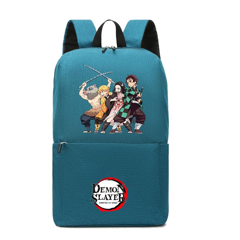 Рюкзак в стиле аниме «Убийца демонов» Nezuko Kawaii, школьная сумка с героями мультфильмов, большая вместимость, манга для путешествий, повседневная сумка для книг для девочек для взрослых