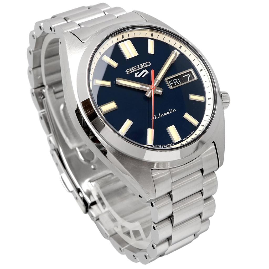 Seiko 5 SPORTS SNXS серия автоматические часы Сделано в Японии SRPK87 Серебряный темно-синий циферблат Overseas Модель [Seiko] Мужские [Товар]