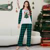 Christmas Parent Child Family Set Home Furnishings Christmas Pajamas Two Piece Set