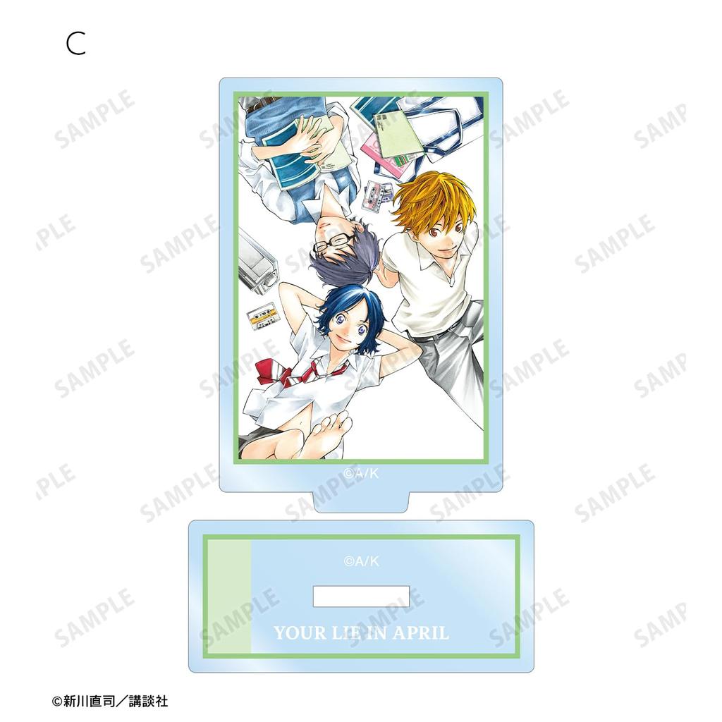 Твоя апрельская ложь Торговые акриловые стенды Коробка из 11 штук