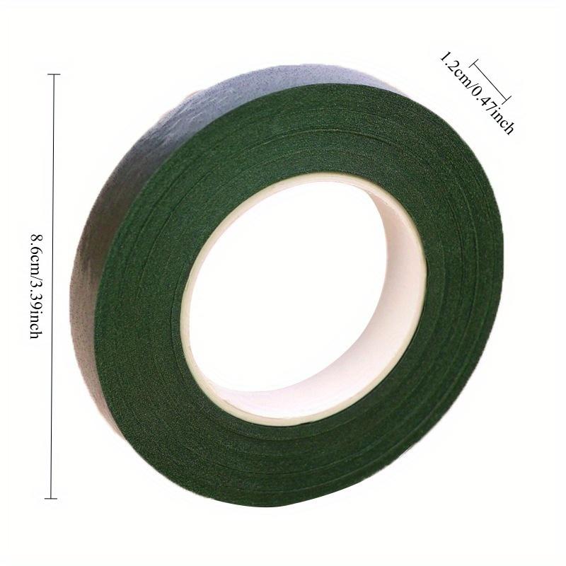 5 шт. Зеленая лента для флористики ручной работы, для украшения дома, сада на открытом воздухе, упаковки композиций из искусственных цветов