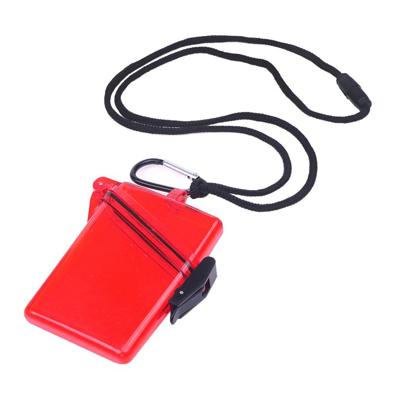 Открытый водонепроницаемый карманы ключ коробка для хранения денег держатель пластиковый корпус