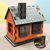 Puzzle Box Birthday Gift Storage Opening Wood Treasure Case for Party Favor Wooden Cabin 3D