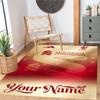 Liverpool Fc Personalized Name Area Rug Suitable For Kitchen Hallway Entryway Dining Room Antislip Rug Anime Office Decor