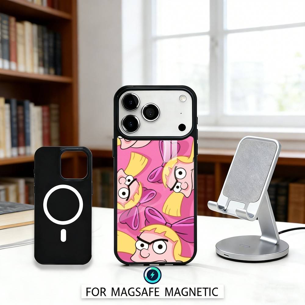 1 шт. Чехол для телефона H-Hey A-Arnolds Для iPhone 17,16,15,14,13,12,Pro,Max Для Magsafe Магнитной Беспроводной Зарядки