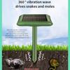 Отпугиватель мышей на солнечной батарее, инвертор на 360°, механическая волна, отпугиватель змей, ферма, сад, заземляющая вилка, отпугиватель мышей