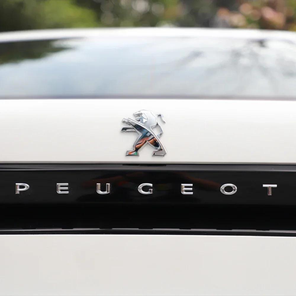 Автомобильная наклейка 2025 Горячая наклейка-декор на переднюю решетку, крышку багажника для Peugeot 206 207 208 306 308 406 407 408 107