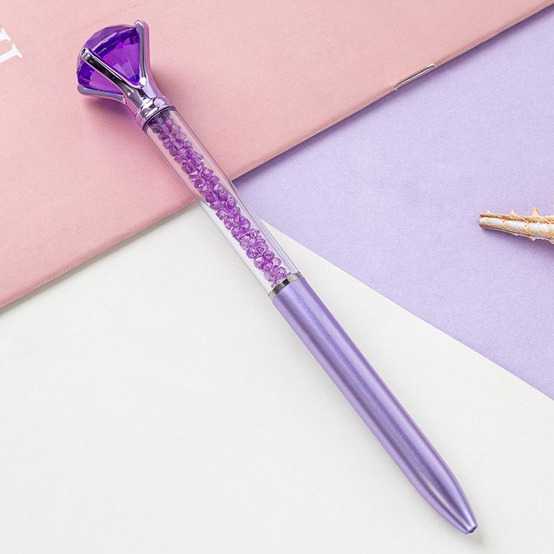 Креативные большие алмазные гелевые ручки, рождественский подарок, блестящая шариковая ручка, школьные принадлежности, письменные принадлежности, канцелярские принадлежности для студентов