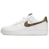 Кроссовки унисекс Air Force 1 Low Retro Ivory Snake 2019 Белый элементально-золотой Темно-ореховый AO1635-100