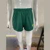 Y2K Весенне-летние свободные зеленые повседневные модные персонализированные шорты с принтом