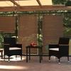 VidaXL Outdoor Dining Furniture with Cushions 3 Pcs Black 3099329