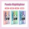 P-anda Highlighter, цветной маркер, O-blique Head Notebook G-raffiti Marker Упаковка из четырех штук1 мл