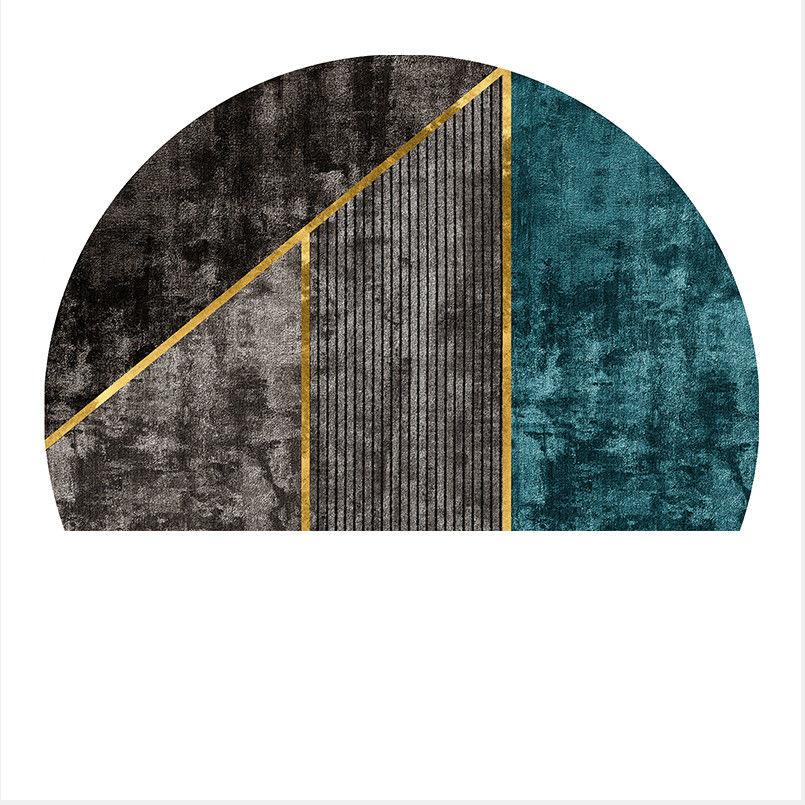 Полукруглый скандинавский ковер входная дверь ванная комната впитывающий напольный коврик ковер дверной коврик бытовой противоскользящий коврик