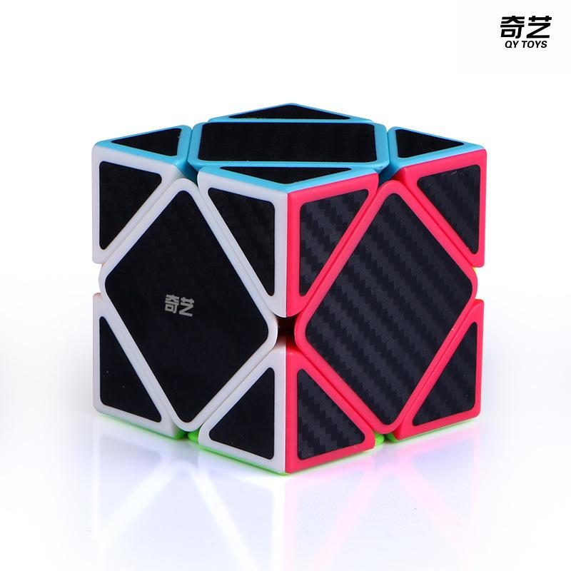 QIYI Cube 2x2 3x3 4x4 5x5 Пирамида Кленовый лист Наклейка из углеродного волокна Speed Magic Cubo Puzzle Toys For Children Kids Gift Toys