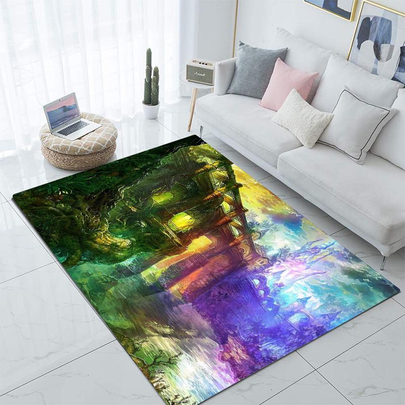 Virtually Fantasy World Carpet Kitchen MatEntrance Doormat Bedroom Floor Decoration Living Room Carpet Bathroom Anti-slip Rug