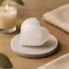 Selenite Heart Crystal 7-8 Cm