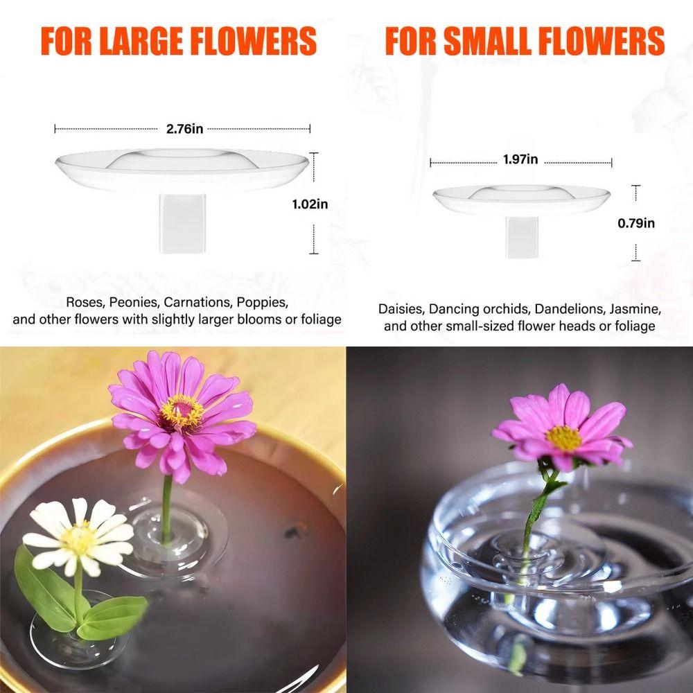 Flower Arrangement Floating Floral Arrangement Holder Flower Hydroponic Containers Stem Holders