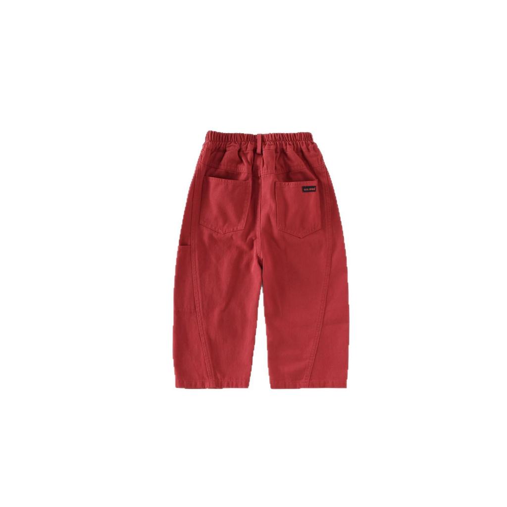 Новые осенние детские широкие брюки карго – модная хлопковая повседневная одежда для мальчиков и девочек