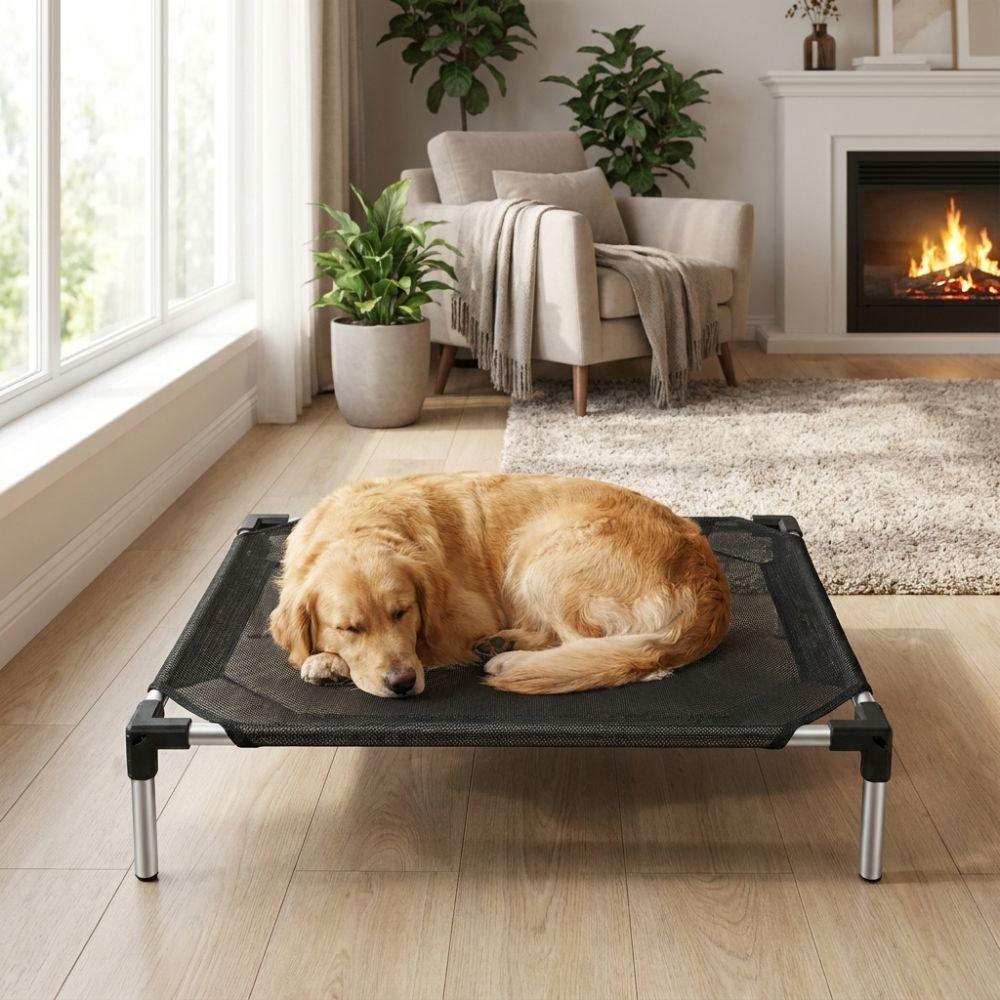Breathable Mesh Elevated Dog Bed Waterproof Pet Cool Nest Durable Pet Cat Cot Outdoor Indoor Use