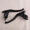 1 Pair Black Clutch Brake Lever Perch Assembly Aluminium Alloy Fit for 7/8" Handlebar Motorcycle Dirt Bike Scooter ATV Universal