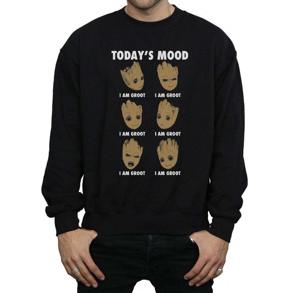 Marvel Mens Guardians Of The Galaxy Groot Today´s Mood Sweatshirt