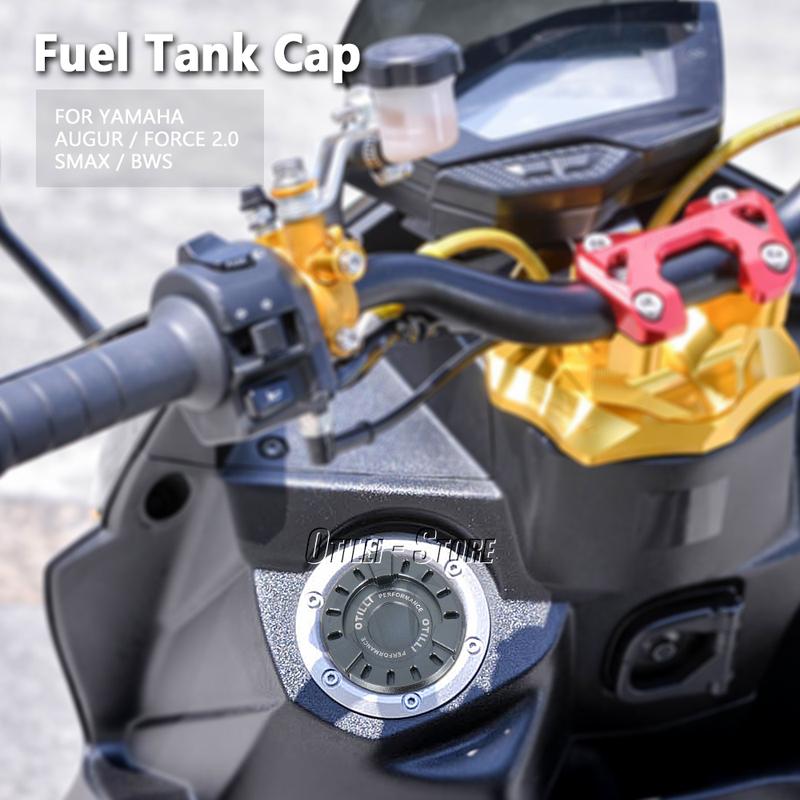 NEW For YAMAHA BWS SMAX Augur AUGUR FORCE Force 2.0 Tank Petro Diesel Fuel Tank Cap Cover Trim Motorcycle Accessories