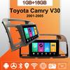 Car Radio Android Auto Carplay For Toyota Camry V30 2001-2005 Multimedia Player Head Unit Stereo GPS Navigation BT WIFI 1+16GB
