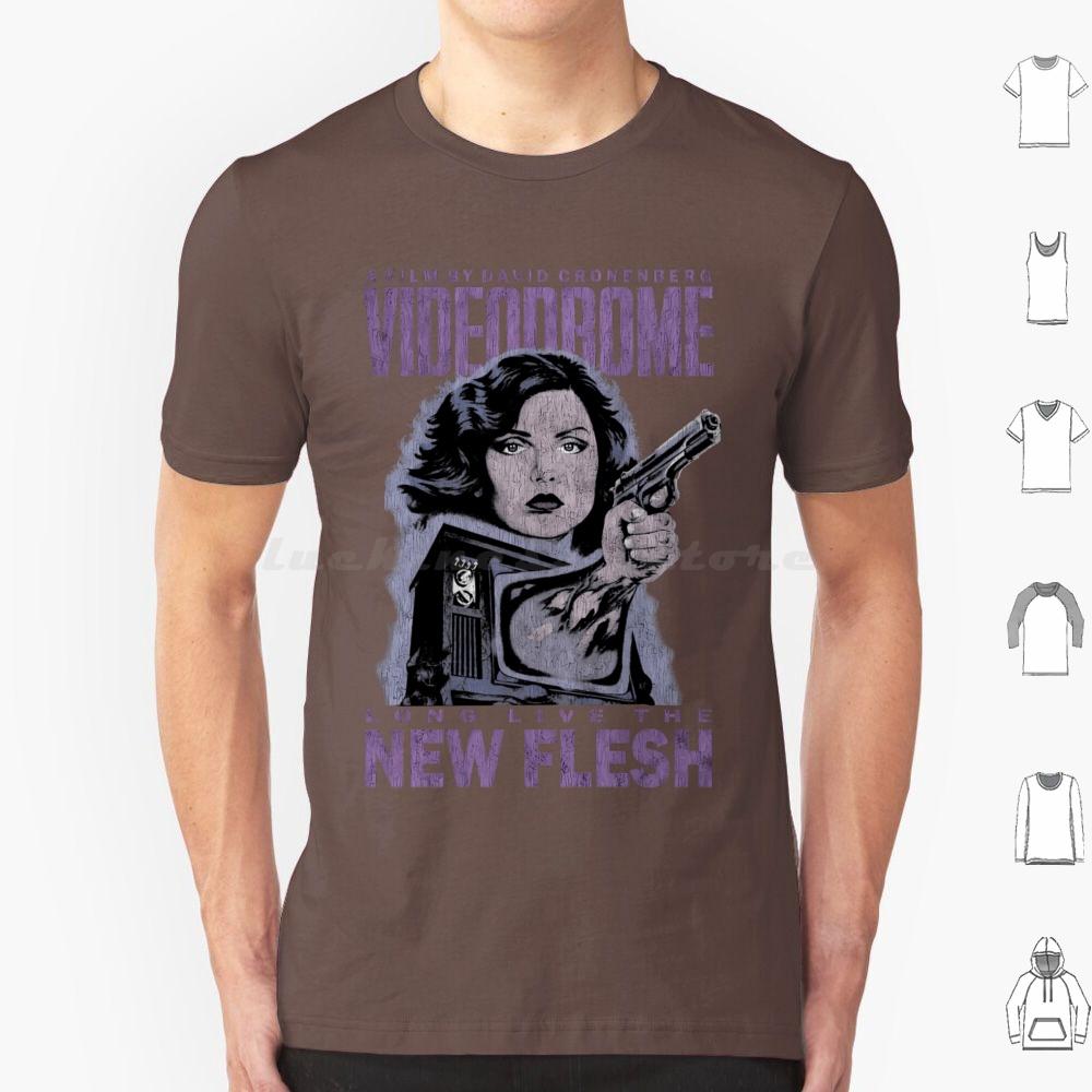 Videodrome Long Live The New Flesh T Shirt Men Women Kids 6xl Videodrome Horror David Cronenberg Movie Vhs Cronenberg 80s Sci