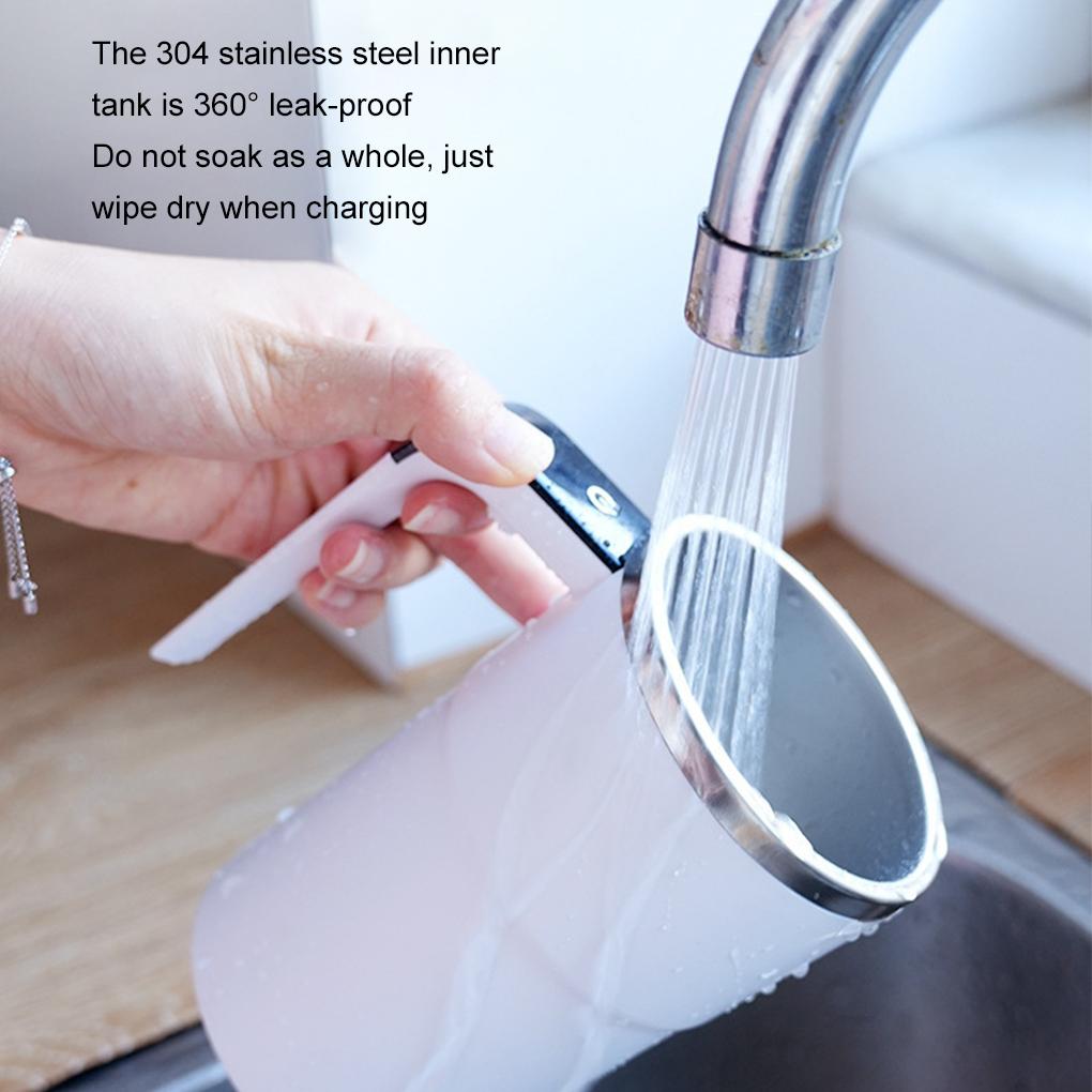 Умный стакан для измерения температуры, перезаряжаемый магнитный миксер для горячих и холодных напитков, портальная кофейная чашка