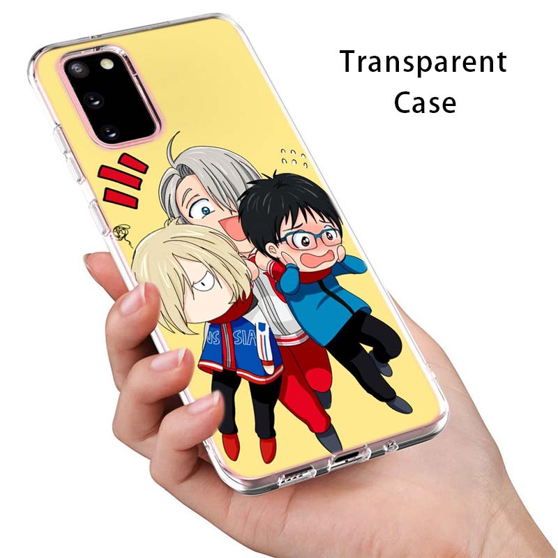 Мягкий чехол для телефона Anime Yuri On Ice для Samsung Galaxy S22 Pro S21 S20 FE Ultra S10 S10E Lite S9 S8 Plus S7 S6 Edge