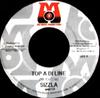 7-дюймовая пластинка SIZZLA - Top A Di Line NONE Mo' Music Produ 2001 Ямайка Регги, Ска и Даб Б/у