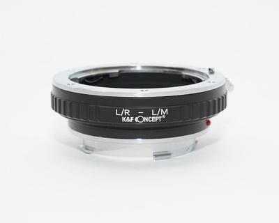 Адаптер для объектива Leica R на крепление Leica M с салфеткой для протирки линз K&F L/RL/M lr-lm (КФЛМ)