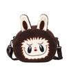 Children's Labubu Crossbody Bag, Cartoon Backpack, Matt Coin Purse, Girls' Bubble Plush Bag