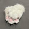 Furry Cosplay Costume Gloves Cartoon Cat Claw Mittens Kawaii Plush Cat Paw Gloves  Party