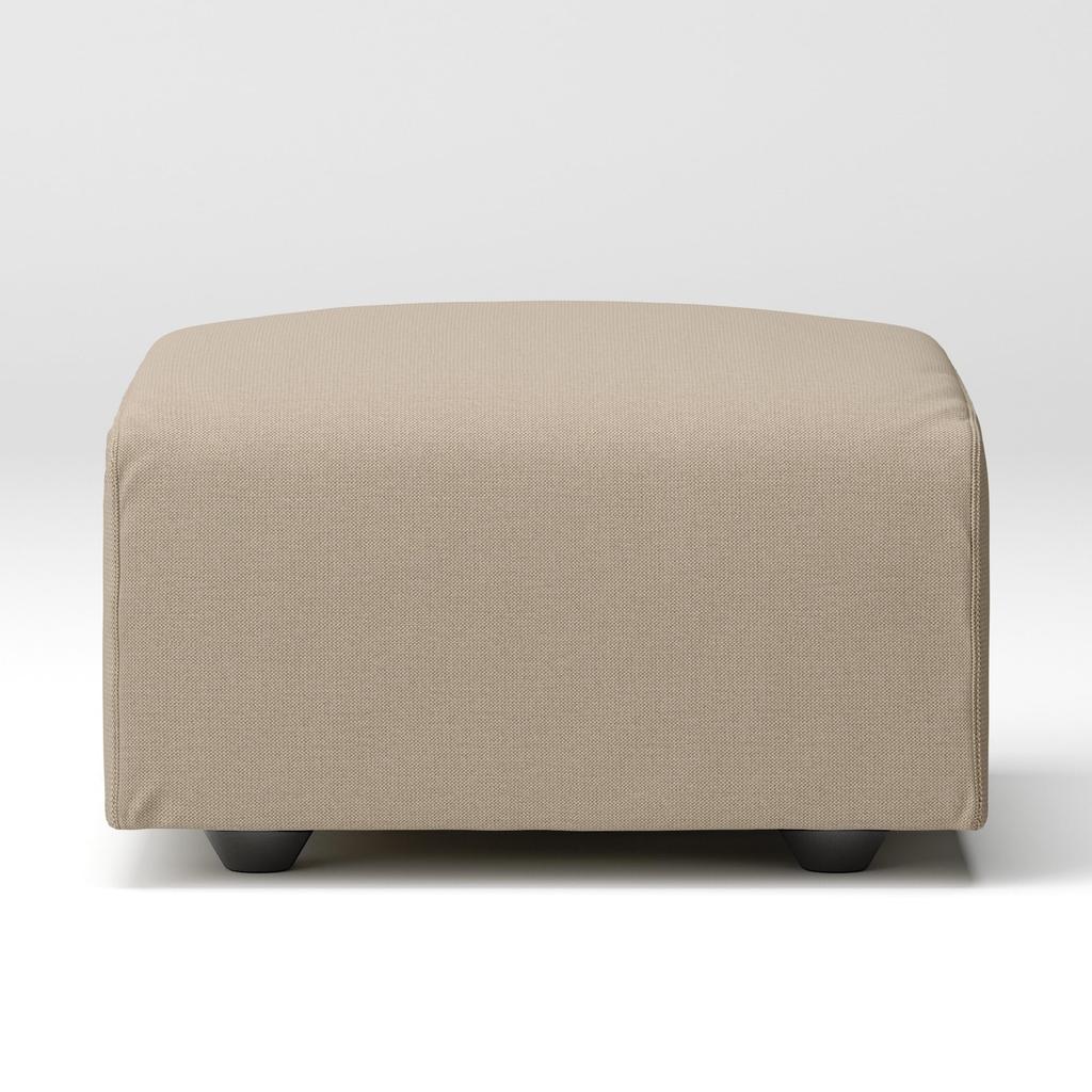 MUJI Cotton Linen Basketweave Cover for Unit Sofa Beige - Replacement, Japan