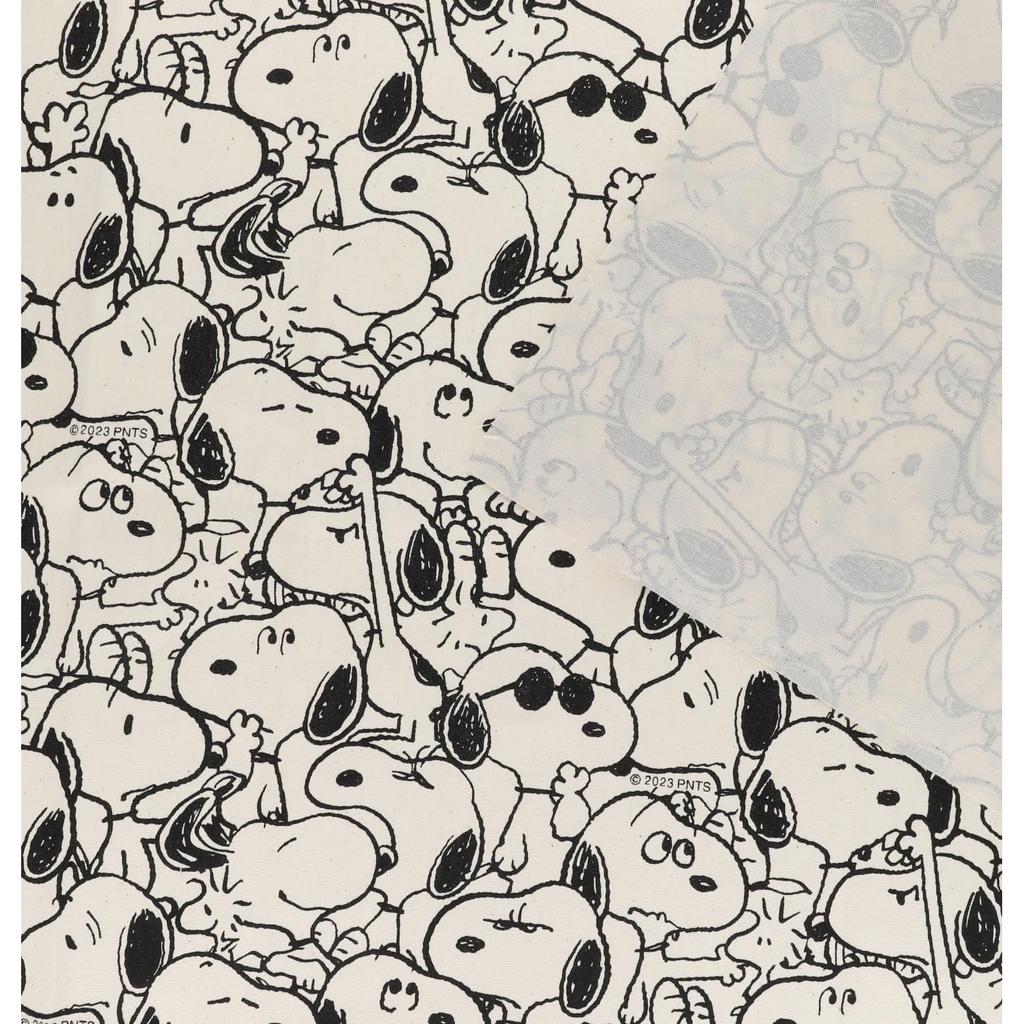 Ткань KIYOHARA PEANUTS Snoopy Оксфорд однотонный KN поколение 109 см ширина x 1 м отрез 771270