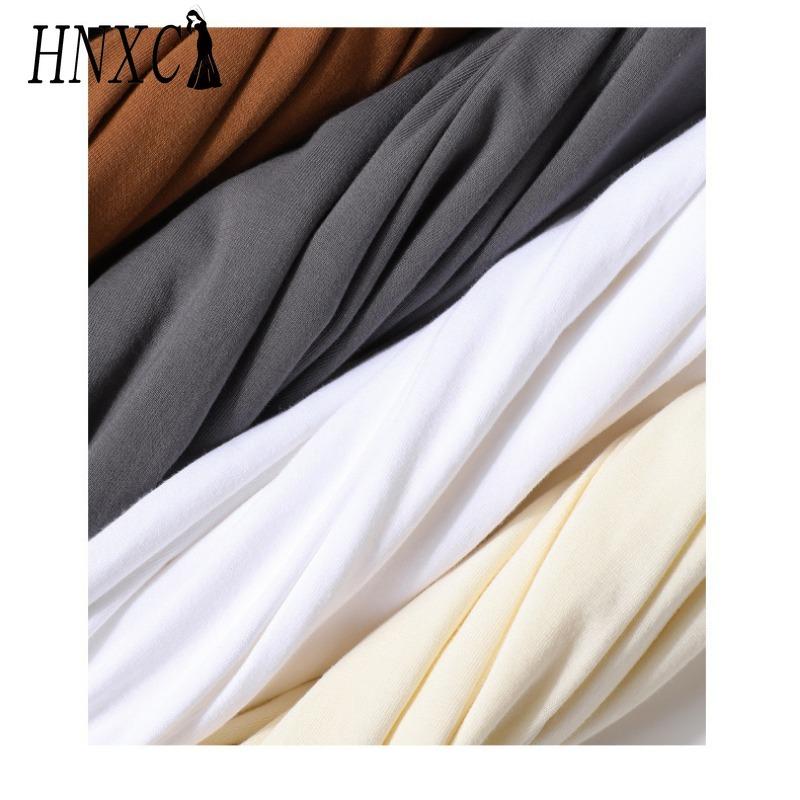 HNXC Хлопковая футболка с коротким рукавом, мужская модная свободная рубашка с половиной рукава, сострадательная рубашка с принтом