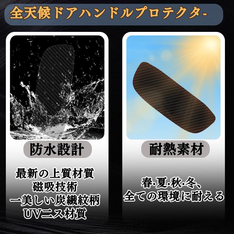 Jimny Магнитные защитные накладки на дверные ручки/Дверь (Набор из 5 предметов)