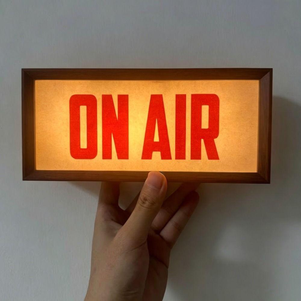 Световой индикатор «В эфире» (ON AIR) на подставке для стола Предупреждающий индикатор для записи Домашняя студия