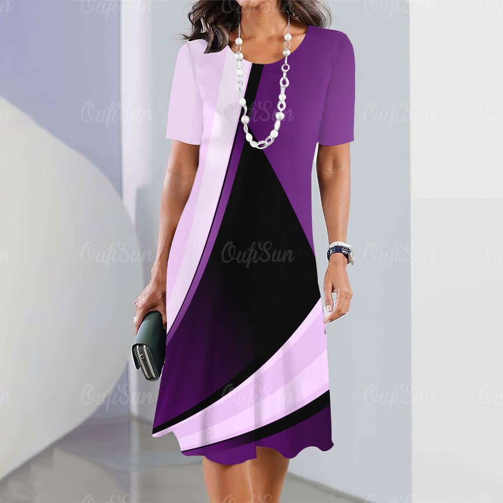 Модные летние платья для женщин 2023 года, сексуальные вечерние платья, повседневные, элегантные и красивые праздничные платья с принтом в виде градиента 3D, одежда