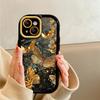 Золотая бабочка Подходит для чехла для мобильного телефона Apple 16pro Новый Iphone15promax Мультяшный 13 Личность 14 17