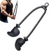 Ergonomic Triceps Rope Pull-down Attachment To Activate More Muscle Fibers with Non-slip Natural Rubber Grip 1PCS