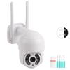 2in IP66 Proof PTZ Dome Camera 1080P WiFi 8 Lights Security Surveillance Work with Icsee