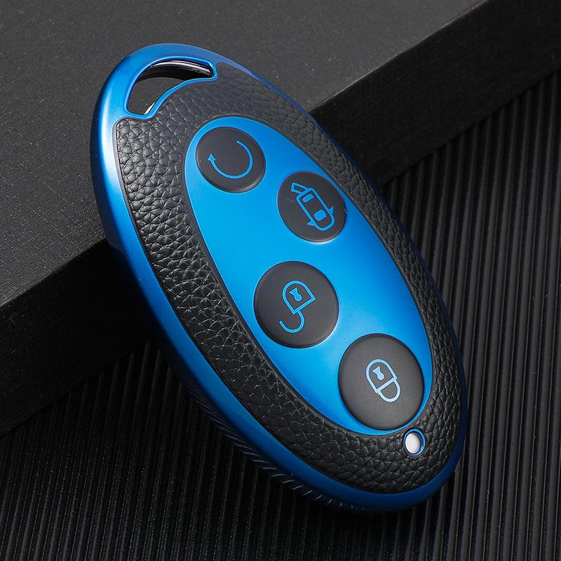 BYD Yuan Key Case for S7, Song Plus, Classic, Song Max, and Qin Pro - Full Coverage Key Shell Buckle