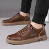 Fashion Fashion Men Casual Shoes Leather Man Flats Soft Oxford Shoes Luxury Quality Outdoor Shoes Men Sneakers Men Footwear